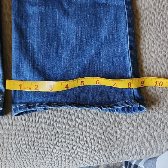 2 Pairs of Classic Boot Cut Blue Denim Jeans - Picture 5 of 7